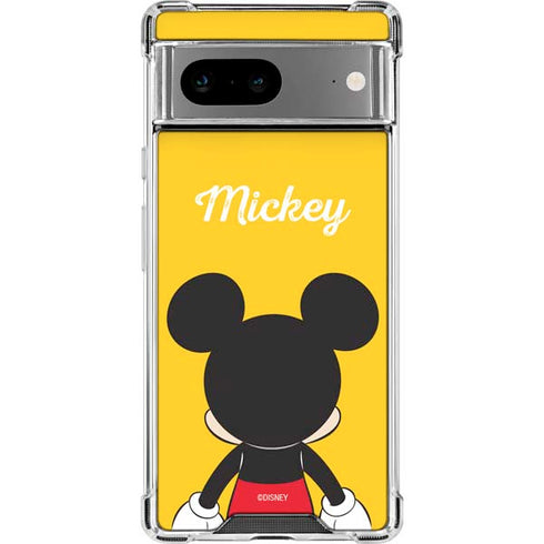 Disney Mickey Mouse Backwards Google Pixel 7a Clear Case